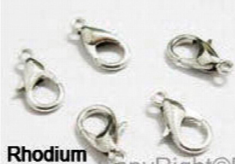100pcs Lobster Clasp Necklace Bracelet Connectors 12mm 14mm 16mm