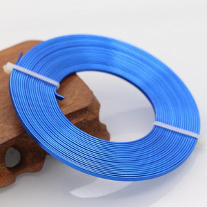 Flat Aluminum Wire for DIY Jewelry Making 5m 3mmX1mm