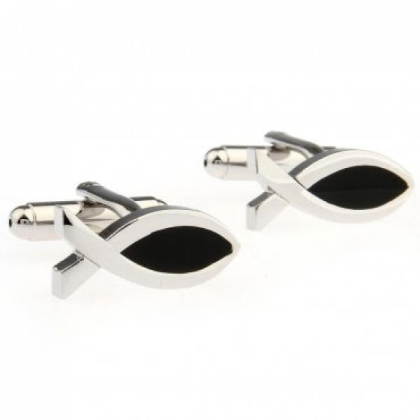 Fish Cufflink Cuff Link 2 Pairs Set