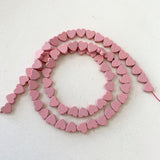 Heart Shape Hematite Bead Matte Loose Bead High DIY Jewelry Making