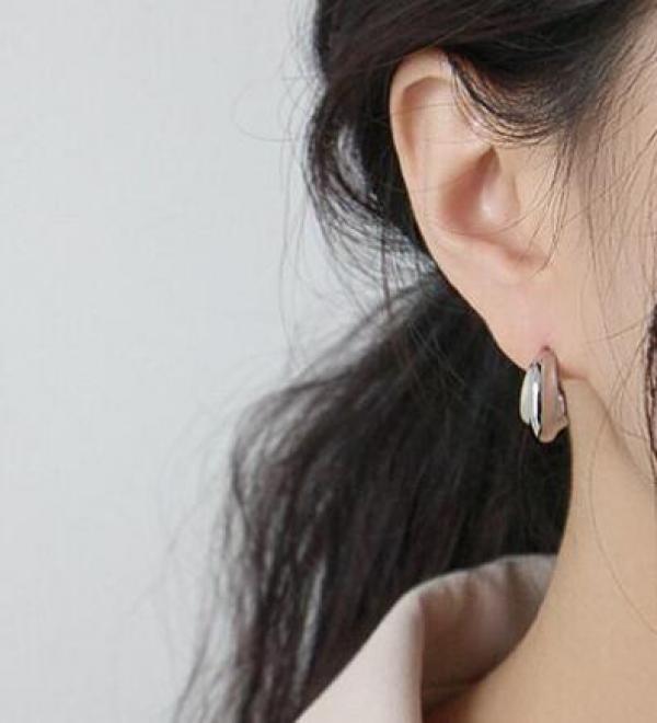 SHANICE INS 925 Silver Stud Earrings for Women