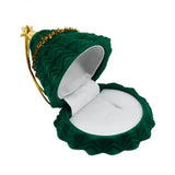 Xmas Tree Ring Box Earring Ring Storage Orgainer
