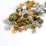 100pcs Butterfly Vintage Metal Spacer Beads for Jewelry Making