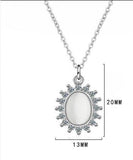 925 Sterling Silver Opal Necklaces & Pendants