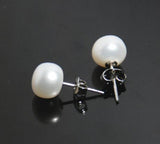5 Pairs Sterling Silver 3mm Cup w/Peg & 12mm Long with Ear Nuts Silver Jewelry