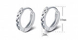 925 Sterling Silver Stud Earrings For Women Brincos
