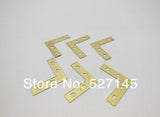 100Pcs Angle Flat L-Shaped Corner Brace Bracket 38mm x 38mm