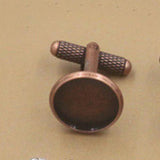 20 PCS Inner 12mm-20mm French Cufflinks Base Settings 7 Colors Copper Blanks