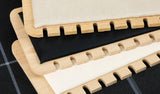 Bamboo Necklace Display Stand Wooden Showcase Holder