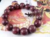 15mm Purple Light Sandal Wood Beads Amulet Bracelet
