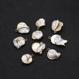 2pcs Freshwater Pearl Pendants DIY Necklace Earrings
