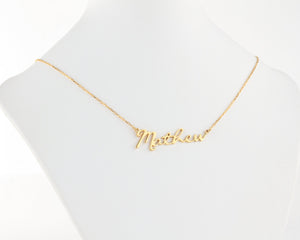 Dainty Name Necklace, Stainless Steel Personalized Necklace