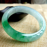 Zheru Jewelry Nat. Burmese Jadeite 54-64mm Bracelet Princess Jewelry