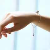 925 Sterling Silver Lucky Bell Bracelet Minimalis Jewelry