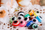 Multicolor Evil Eye Resin Spacer Beads for Jewelry Making