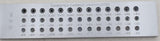 0.26-2.8mm Long Platinum Round Drawplate for Jewelry Making