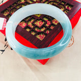 Natural Jadeite Bracelet Ice Bottom Water 54-62mm Double Female Jade Bracelet