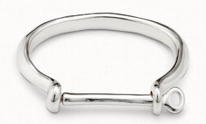 European American 925 Silver 14K Lockring Bracelet Jewelry