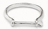 European American 925 Silver 14K Lockring Bracelet Jewelry