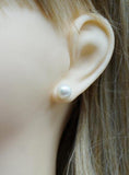 Freshwater Pearl Stud Earrings Charming Women Gift Jewelry