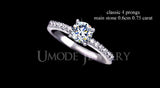 AAA+ CZ Famous Engagement & Wedding Rings - AUR0031