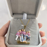 Custom Photo Necklace for Kids - Personalized Memory Jewelry