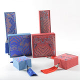 Chinese Dragon Pattern Red Tassel Jewelry Organizer Container