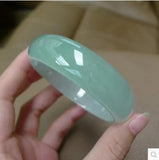 Natural Myanmar Jade A-Class Light Green Princess Bracelet