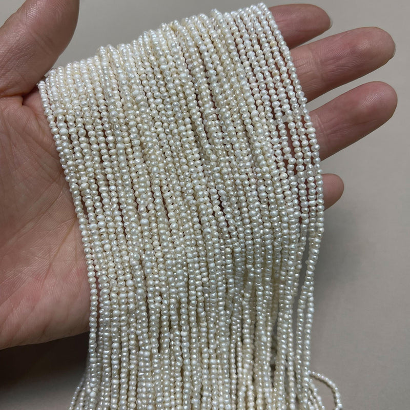 Freshwater Pearl Irregular Shape Spacer Beads 11-13mm