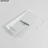 PK027 shape tag hang tag printing foil hang tag kids labels clothes