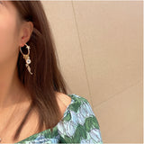 Zircon Beach Starfish Seahorse Earrings for Women