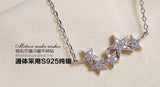 925 Silver Star Necklace Clavicle Chain