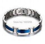 Health Magnet Stone Link Chain Bracelet 8.26''