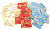 12 pcs Jewelry Gift Bags Pouches 6cmX8cm Red Champagne