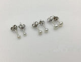 Freshwater Pearl Stud Earring Set Little Girl Pearl Jewelry