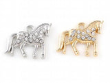 20PCS 25x20mm Horse Pendant Charms for DIY Floating Locket