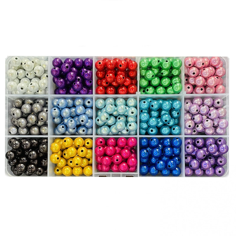 30pcs*15 Colors 3D Miracle Beads Kit Set Acrylic Jewelry Beads DIY Crafts