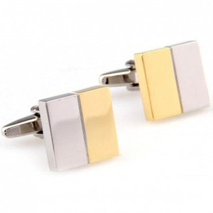 Metal Cufflink 5 Pairs for Men's Dress Shirts
