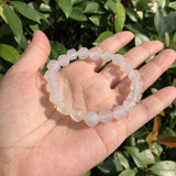 Natural Agate Bracelet Diamond Shape Faceted Beads Healing Stone Jewelry