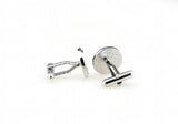 iGame Retail Wedding Cufflinks For Men Round Smile Cuff Links