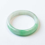 Zheru Jewelry Natural Myanmar Jadeite Two-Color Bracelet Princess Jewelry