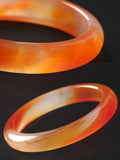 Natural Agate Chalcedony Bangle Princess Jewelry Gift