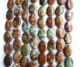 Green Opal Flat Oval Loose Beads 18*25mm DIY Jewelry Making