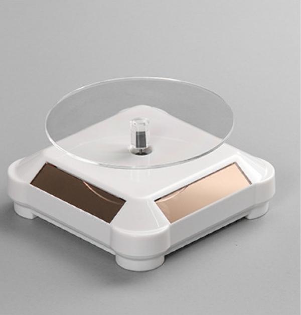 360 Degree Jewelry Rotating Display Stand Turn Plate Table