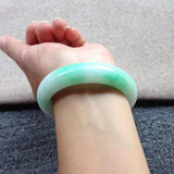 Natural Burmese Jadeite Light Purple Bracelet for Mother and Girlfriend