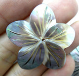 Natural Quartz Crystal Abalone Shell Charms Pendant for DIY Jewelry Making