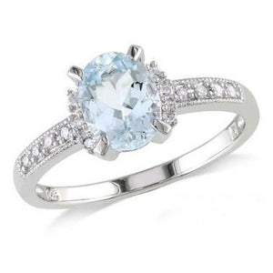 Micro-Inlaid Zircon Sapphire Ring Female Cross-Border Jewelry