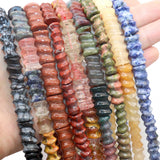 11*20MM Agates Jades Loose Spacer Beads For Jewelry Making