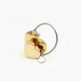 Double Heart Keychain Trinket Gift for Girl