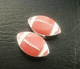 100pcs 8mm Football/Rugby Slide Charms for Leather Belt